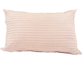 Hotel Quality Satin Stripe Pillows UK Size 50x75cm Light Weight Breathable