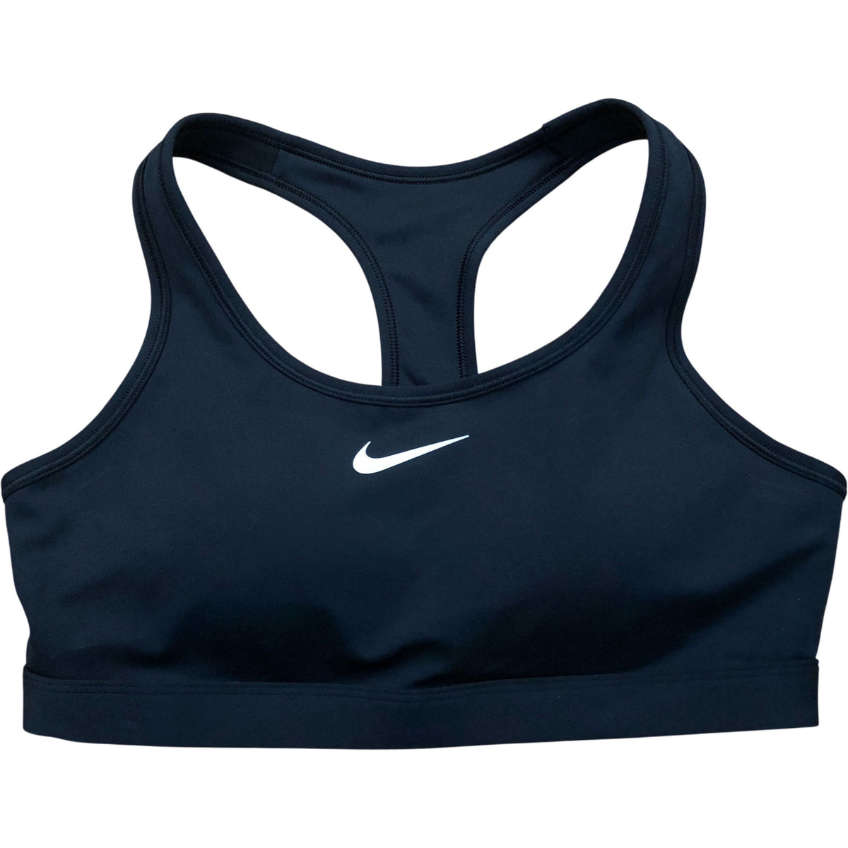 Nike Dri-Fit Sports Bra Black Athletic Activewear Gym Fitness Size M