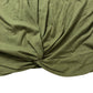 River Island Relaxed T-Shirt Size 6 Women's Olive Green Knot Front