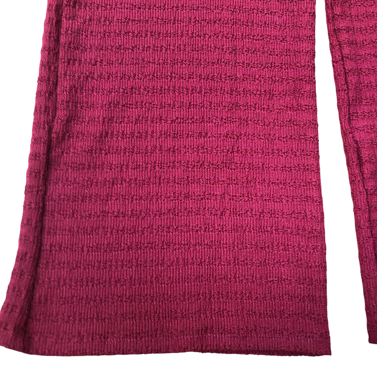 River Island High Waisted Casual Dark Red Trousers