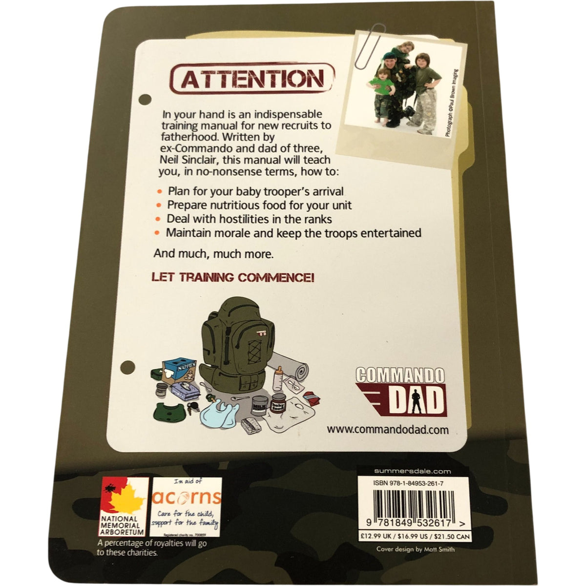 Commando Dad Basic Training Parenting Book How To Be An Elite Dad Or Carer
