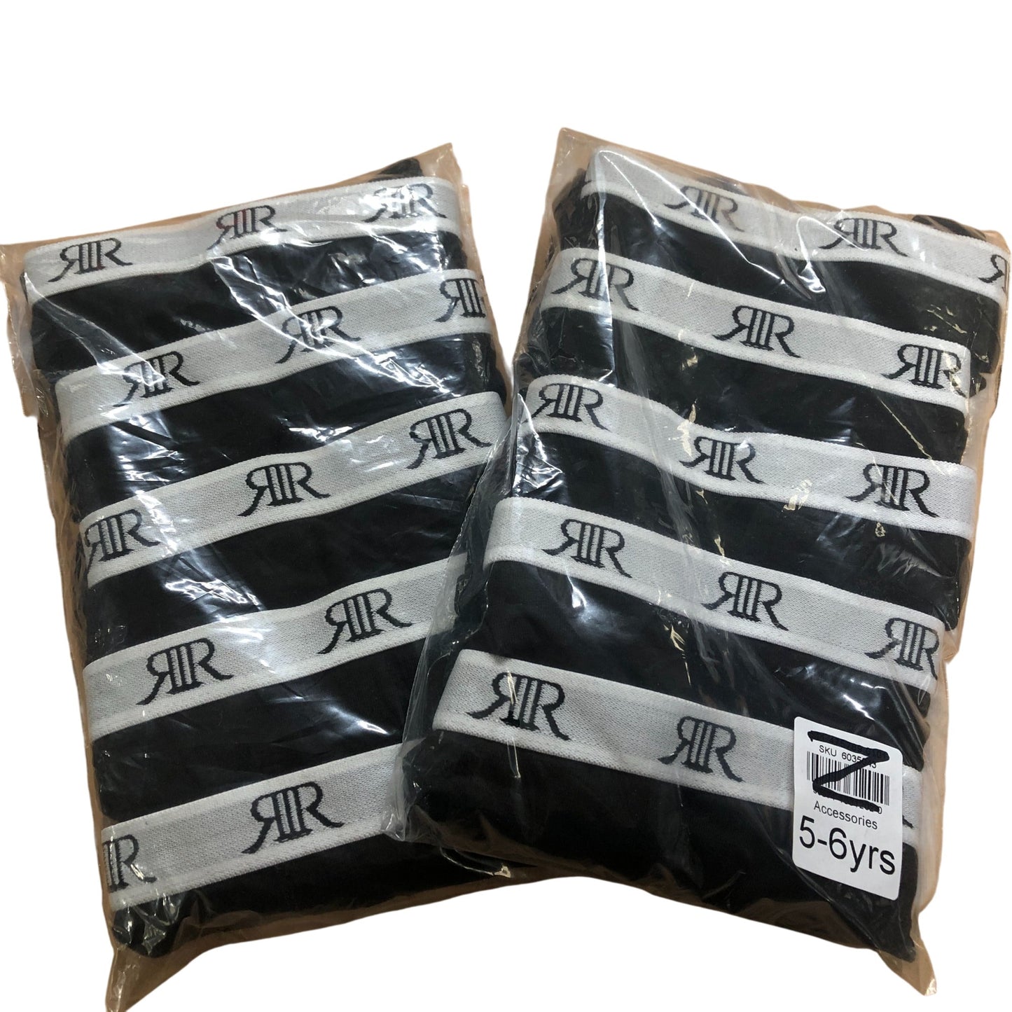 River Island Girls Briefs Size 5-6 Years Soft Cotton Black Underwear 10 Pairs