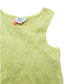 River Island Mini Dress UK18-24 Months Girls Yellow Sleeveless with Lace Trim