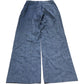 Baukjen Linen Blend Trousers UK Size 12 Women's Casual Blue Summer Style