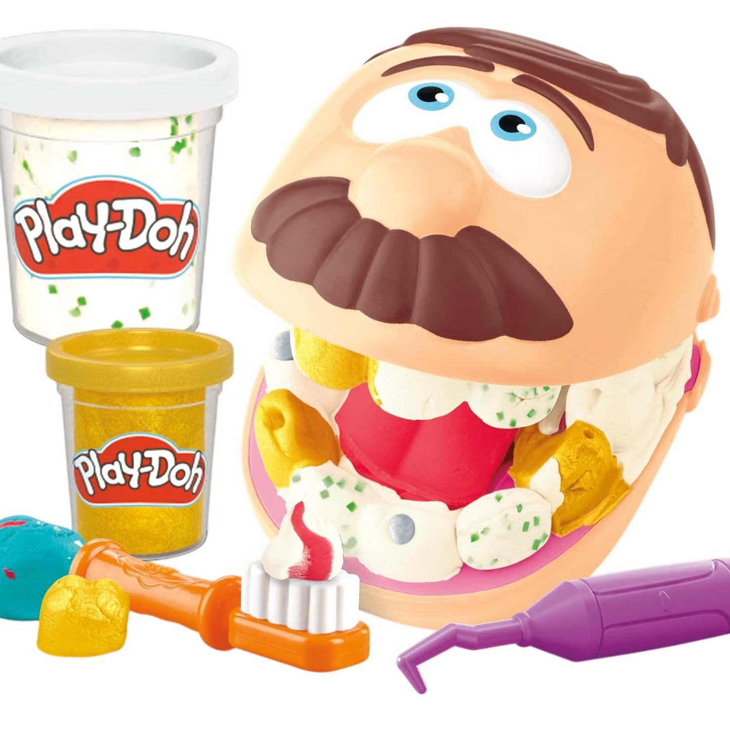 Play-Doh Drill And Fill Dentist Educational Toy Fun Play Dough Set 3 Years