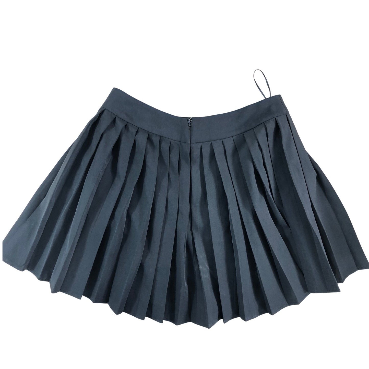 River Island Pleated Mini Skirt UK 10 Women's Black