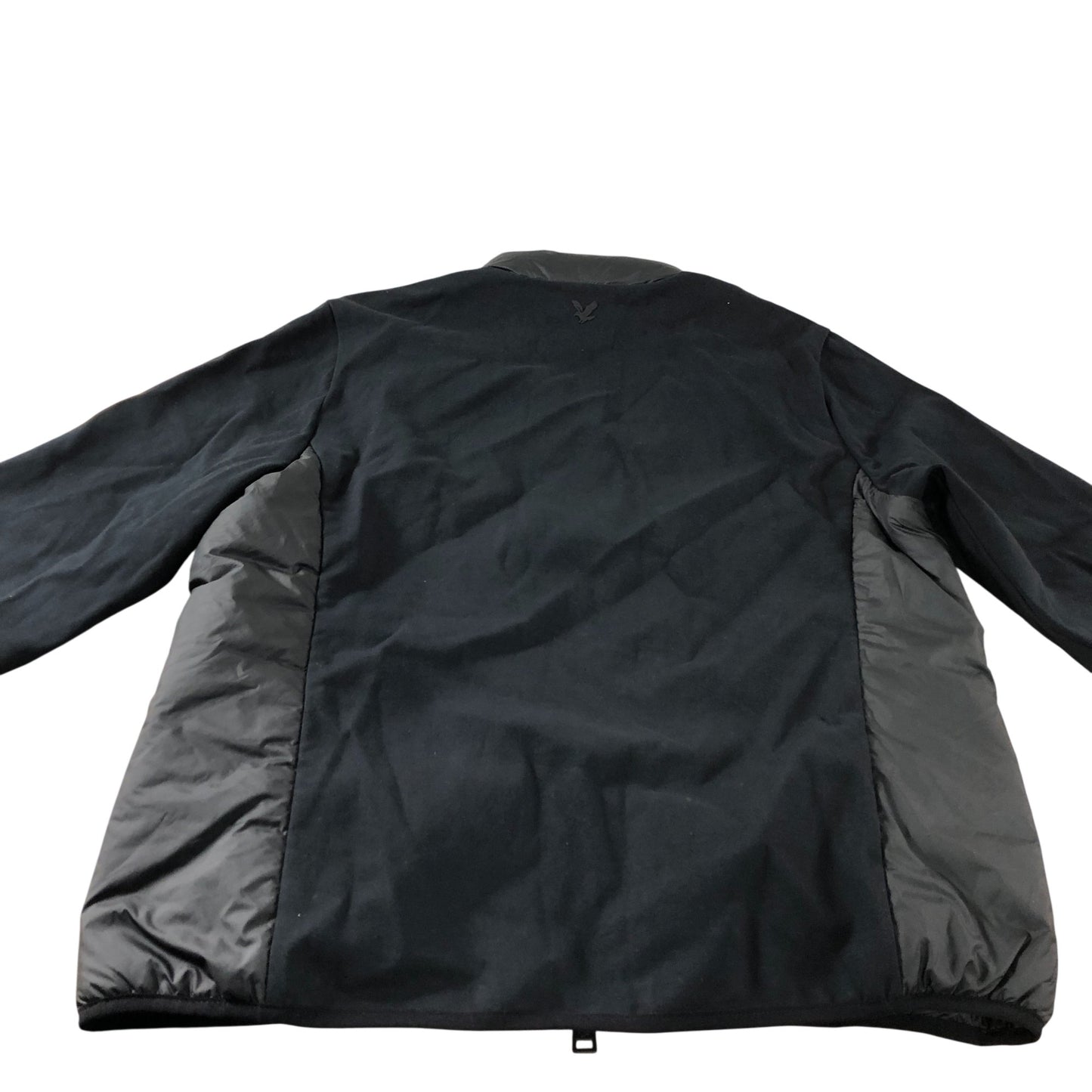 Branded Black Hybrid Puffer Jacket - Size Medium