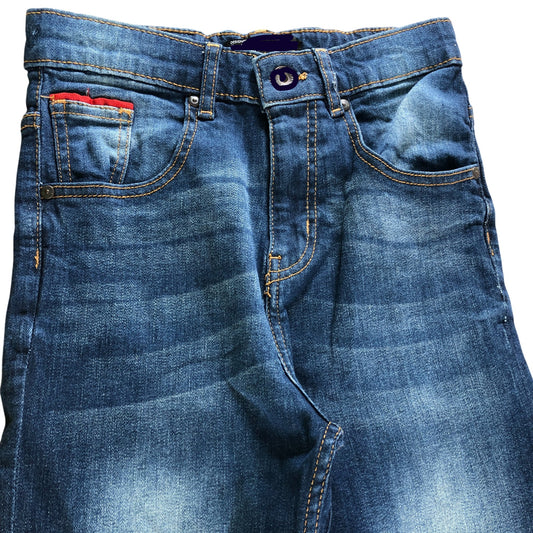 Branded Acid Dark Wash Skinny Jeans - 8-9 Years