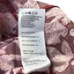 Baukjen Floral Maxi Skirt UK12 Women's 100% Organic Cotton Burgundy