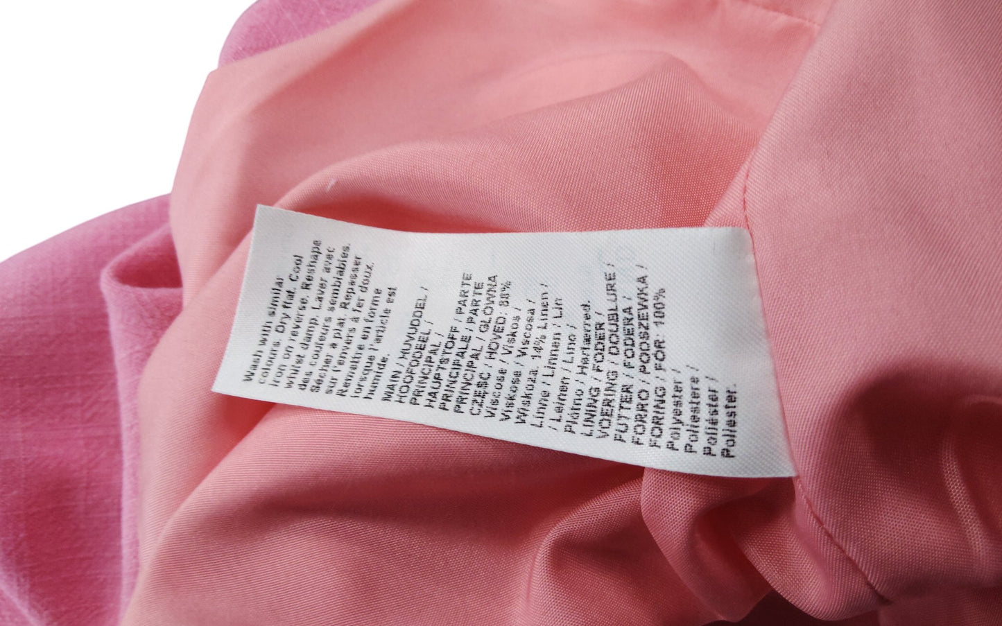 River Island UK10 Women's Pink Blouse Frill Detail Short Sleeve Top