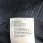 Suit Waistcoat Navy Blue Check Pattern Regular Fit