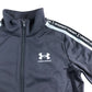 Under Armour Boys Track Jacket Grey Activewear Zip Up Sportswear 9-10 Years
