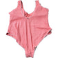 River Island Swimsuit Women's One Piece Coral Stretch Lined Beachwear UK26