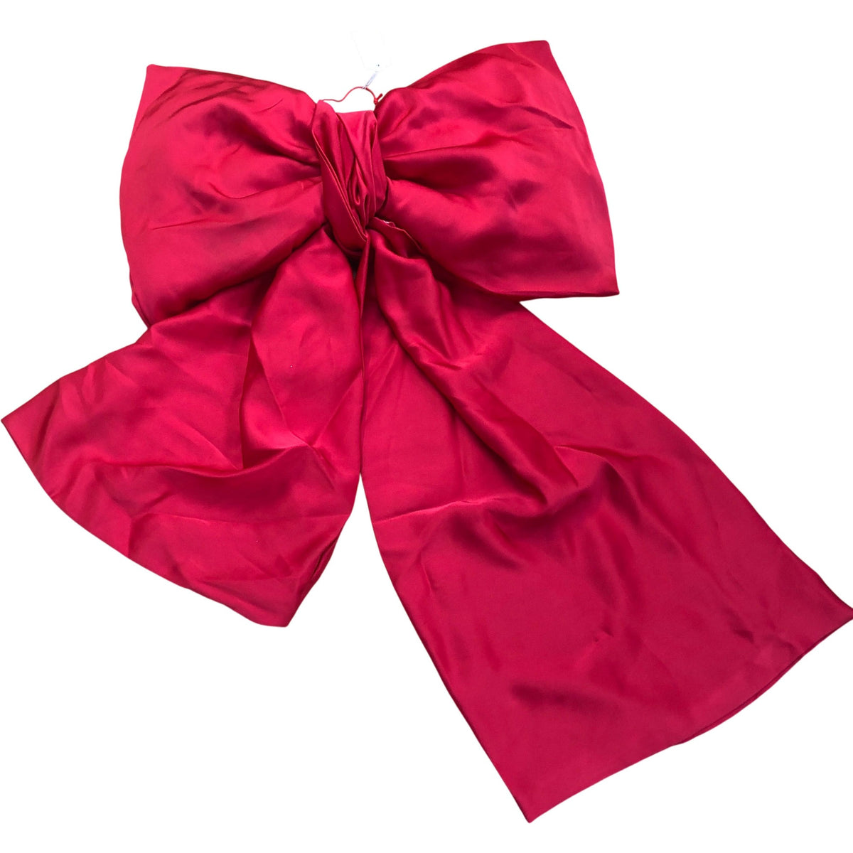 Large Satin Red Door Bow Christmas Decoration 28"