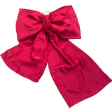 Large Satin Red Door Bow Christmas Decoration 28"