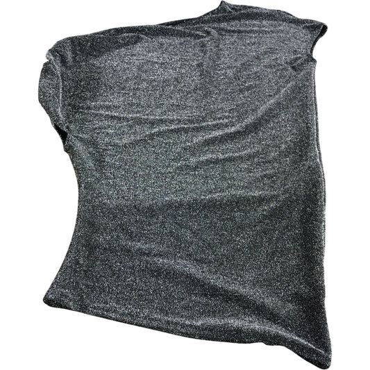 River Island Black Metallic Top UK8 Women's Sleeveless