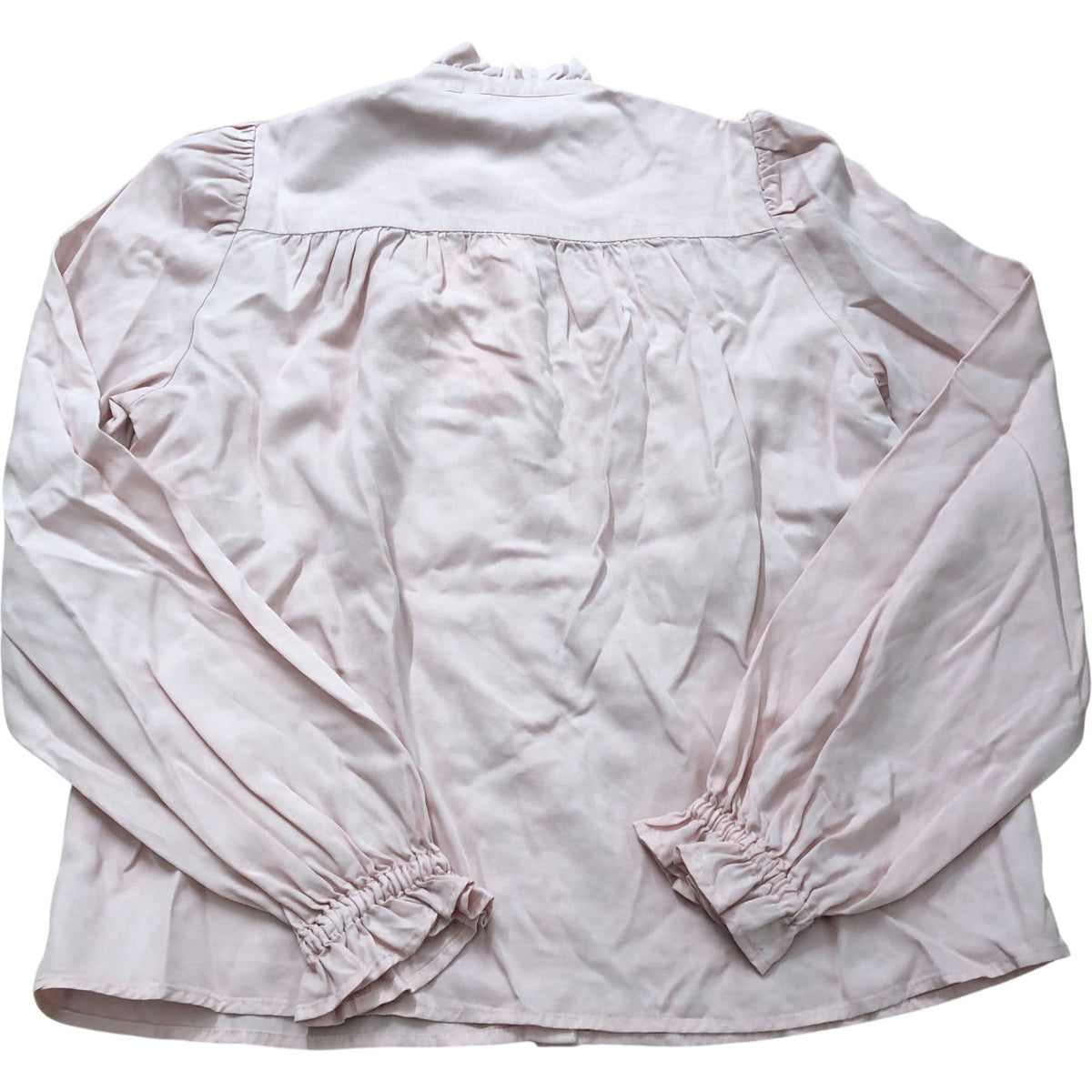 Baukjen Tara Frill Neck Blouse Pastel Pink
