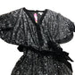 Love And Roses Jumpsuit UK16 Women's Sequin