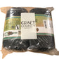 Bonnie Craft Cord 6mm 100yd Black Super Bulky Heat Fusible for Crafts 2 Pack