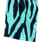Dancing Leopard Mint Green Wrap Dress UK Size 10 Women's Long Sleeve Tiger Print