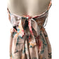 Rivers Island Cream Floral Dress XS Women's Ruffled Sleeves Summer Style