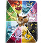 Pokémon Eevee Collection Card Binder Gaming Cards Storage 50 Sleeves