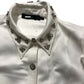 White Embellished Collar Cropped Shirt Size 16