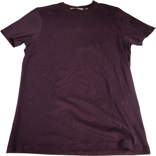 Kangaroo Poo Men's T Shirt Size M Purple 100% Cotton Short Sleeve Casual