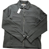 River Island Jacket S Men's Zip Up Casual Wear Stylish Grey Cotton Blend