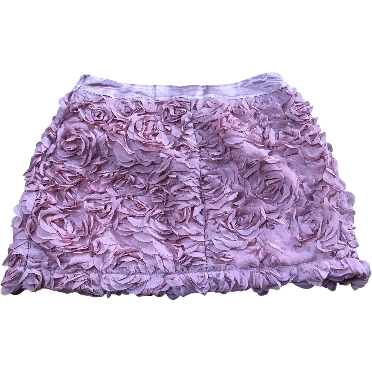 River Island Pink Floral Skirt Women's Size UK12 Short Party Dress
