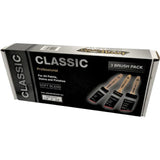 CLASSIC 3 Brush Pack Professional Soft Blend Paint Brushes 1.5 2 2.5 Inches
