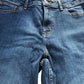 Jeans Men's Organic Cotton Regular Fit Size 12 Dark Blue Stretch