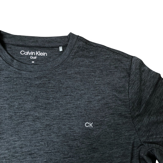 Calvin Klein Golf T Shirt M Men's Short Sleeve Athletic Fit Grey