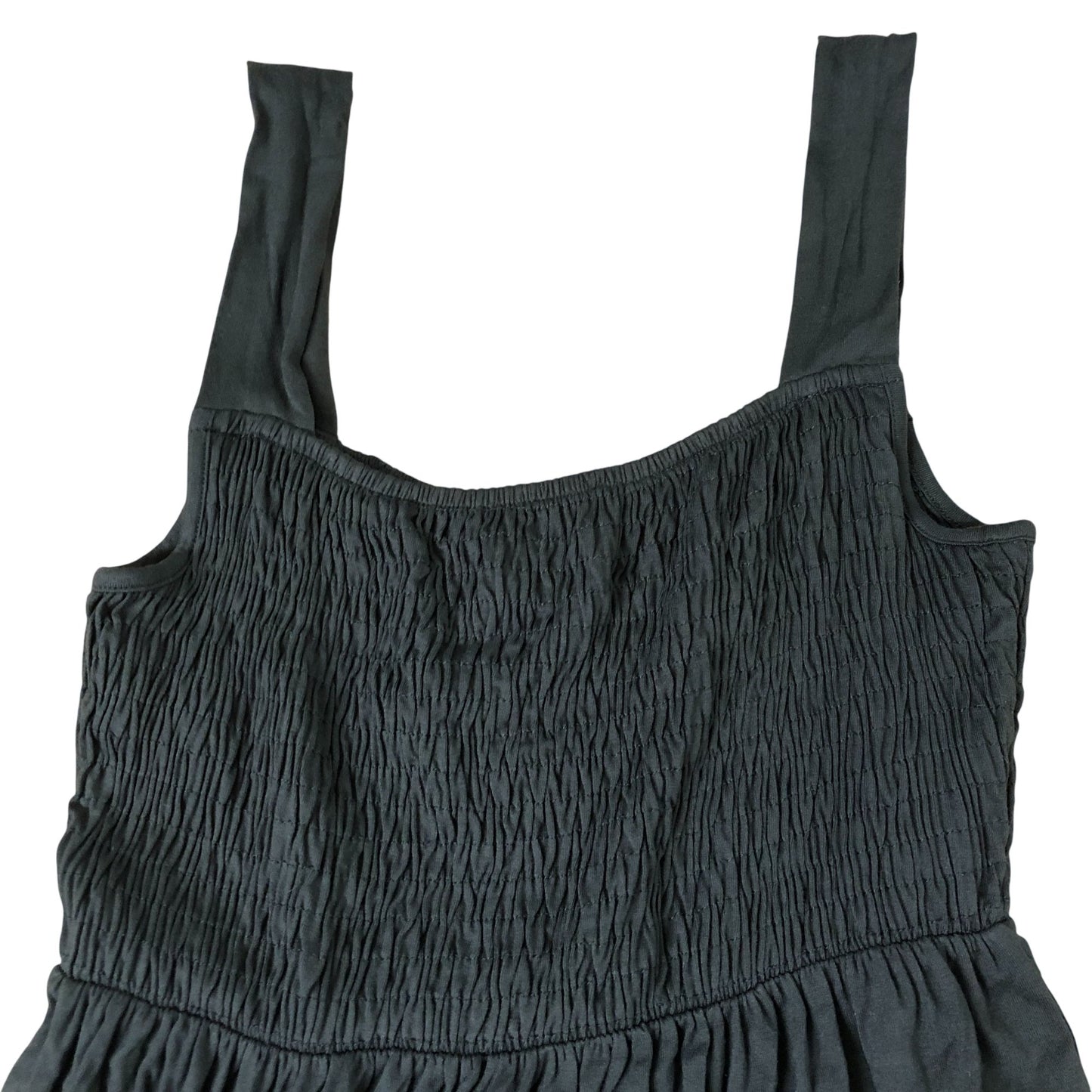 Grey Sleeveless Tiered Maxi Dress Size M