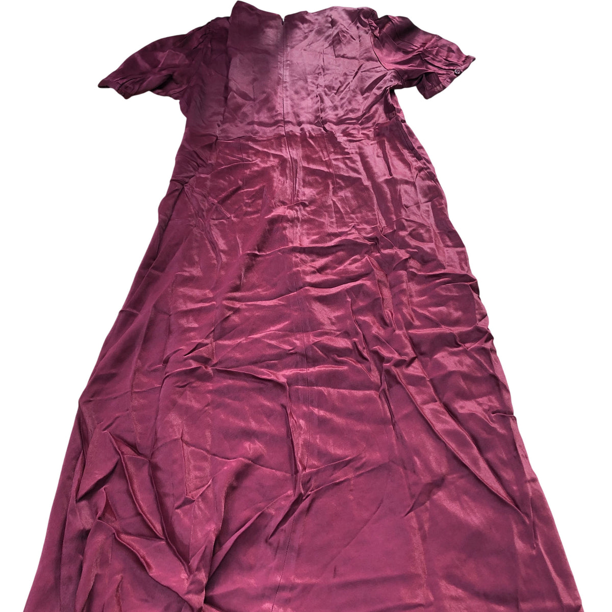 Baukjen Red Midi Dress Size UK14 Women's Short Sleeve Stylish