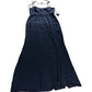 Adrianna Papell Maxi Dress UK14 Women's Navy Blue Spaghetti Strap Elegant Gown