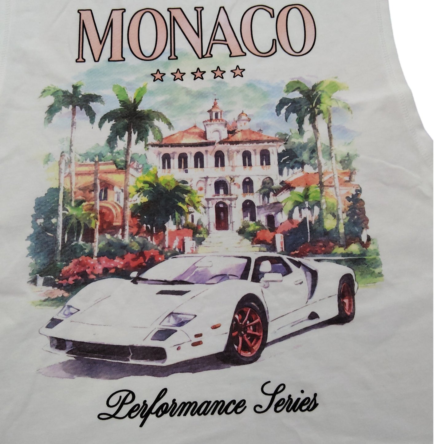 River Island Performance Series Men's White Sleeveless T-Shirt Size M Monaco