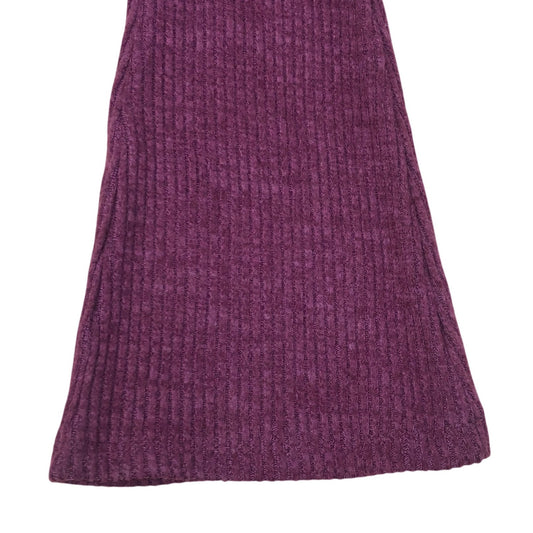 Kids Purple Flared Glitter Trousers 7 Years