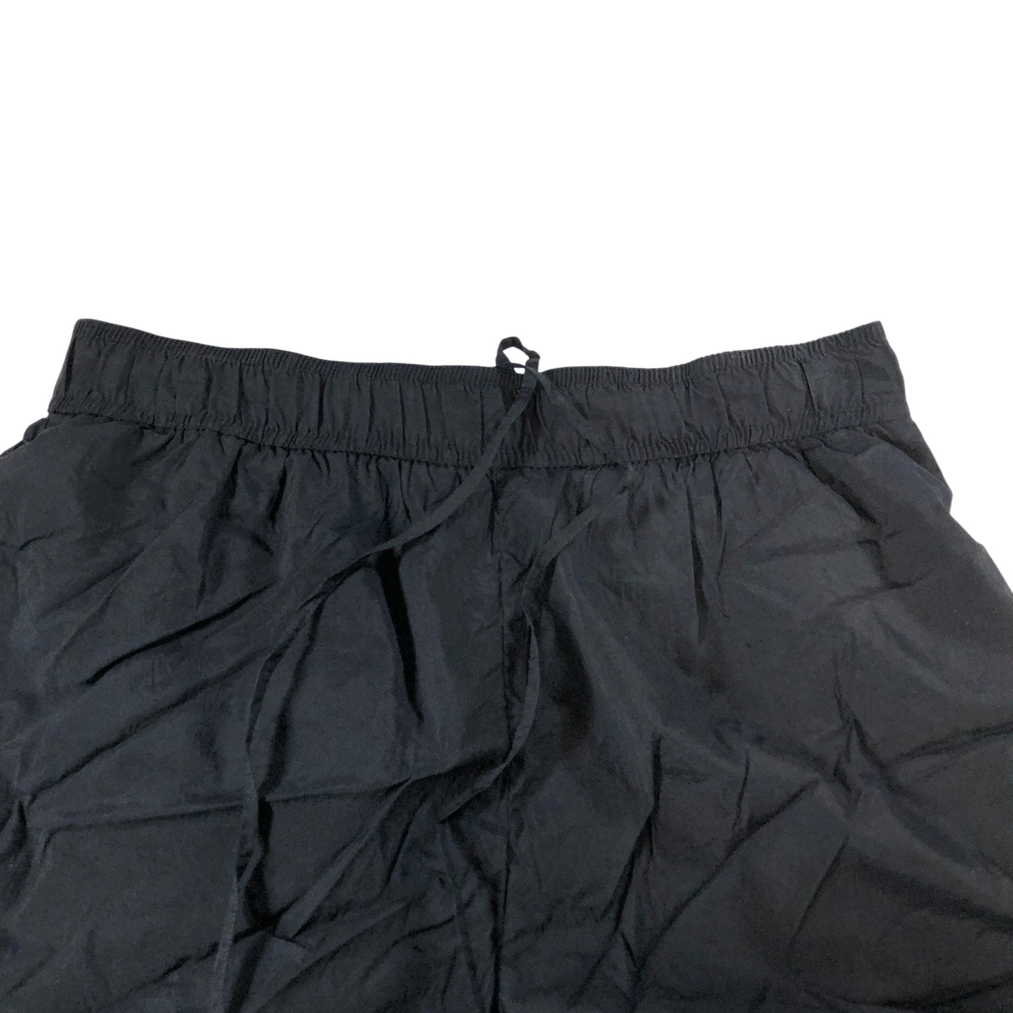 H&M Men's Black Swim Shorts 100% Polyester Elastic Waistband Lightweight Medium