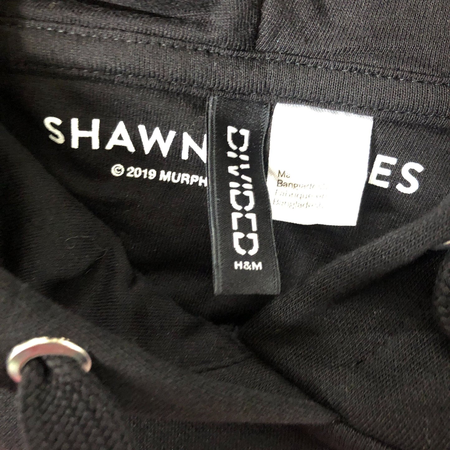 Shawn Mendes The Tour Hoodie Size L Unisex Black Graphic Print Cotton
