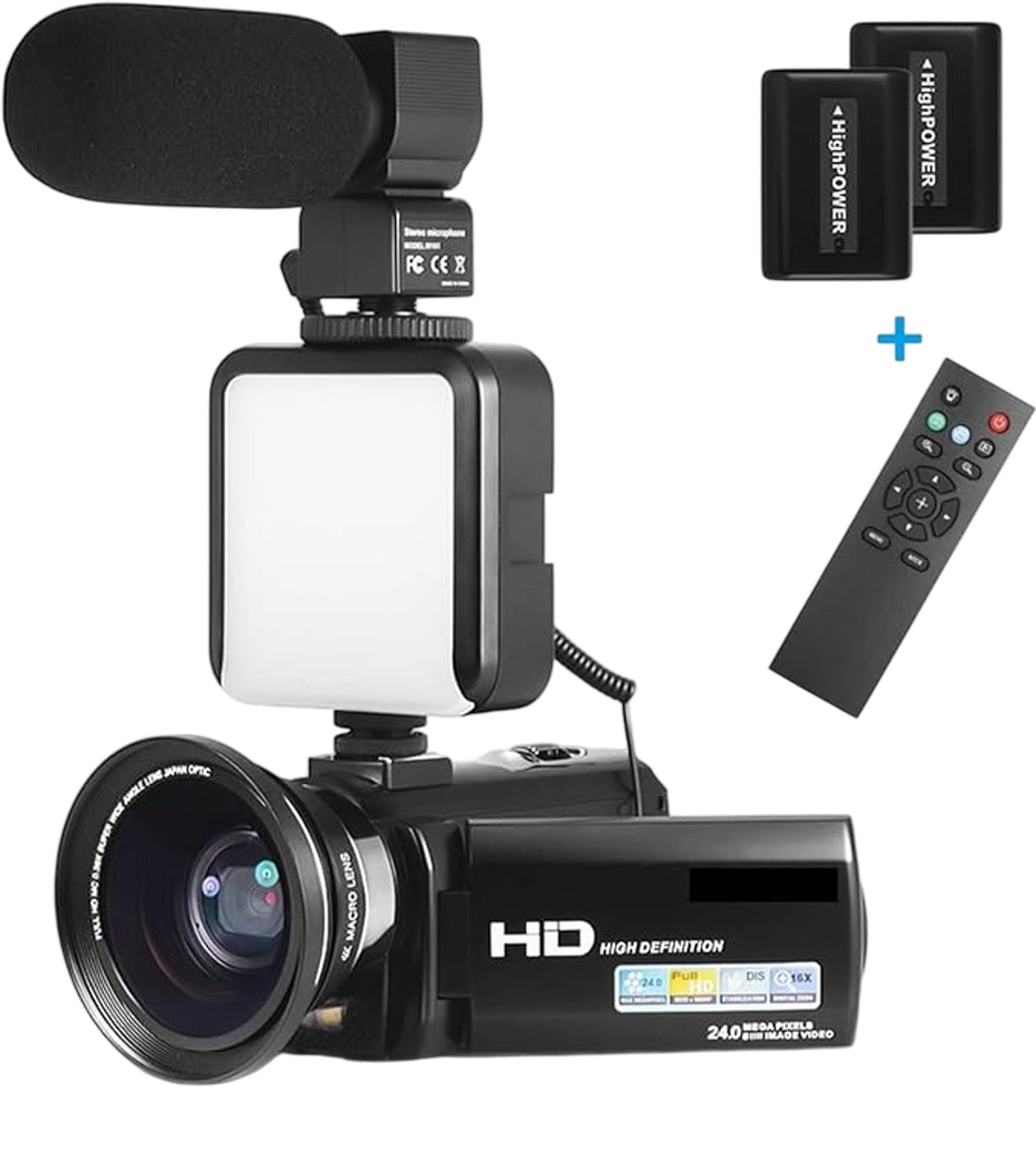 HD Camcorder 240 Mega Pixels 16X Digital Zoom High Definition Video Camera