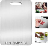 MKAEDYYO Titanium Cutting Board Dishwasher Safe 39x28cm Kitchen Tool New