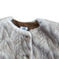 River Island Girls Cream Faux Fur Coat