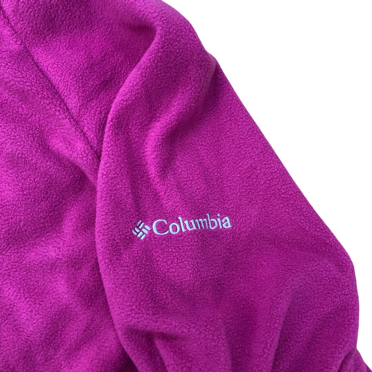 Columbia Women's 1/4 Zip Pullover Fleece Pink Size L