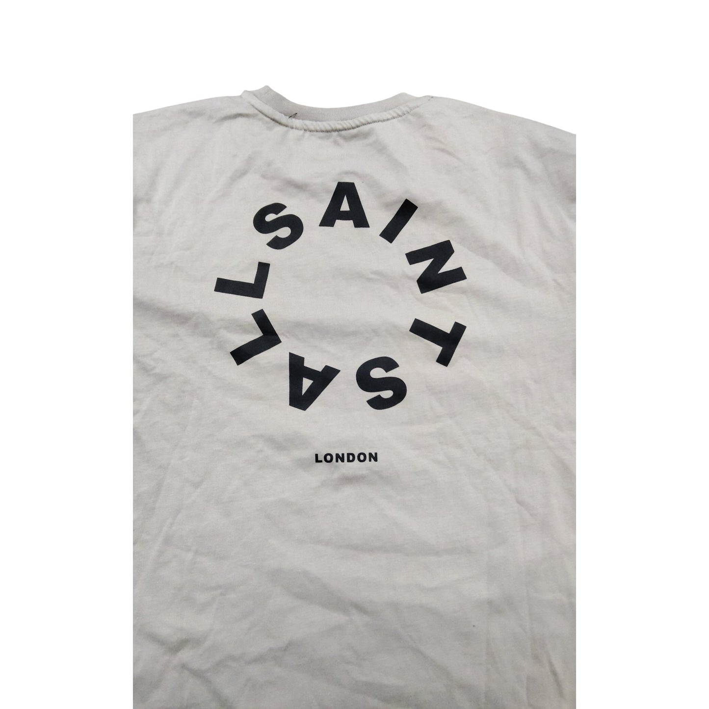 All Saints London T-Shirt Kids Age 12-13 Years Cream Short Sleeve Casual Top