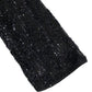Black Sequin Long Sleeve Top UK12 Women's