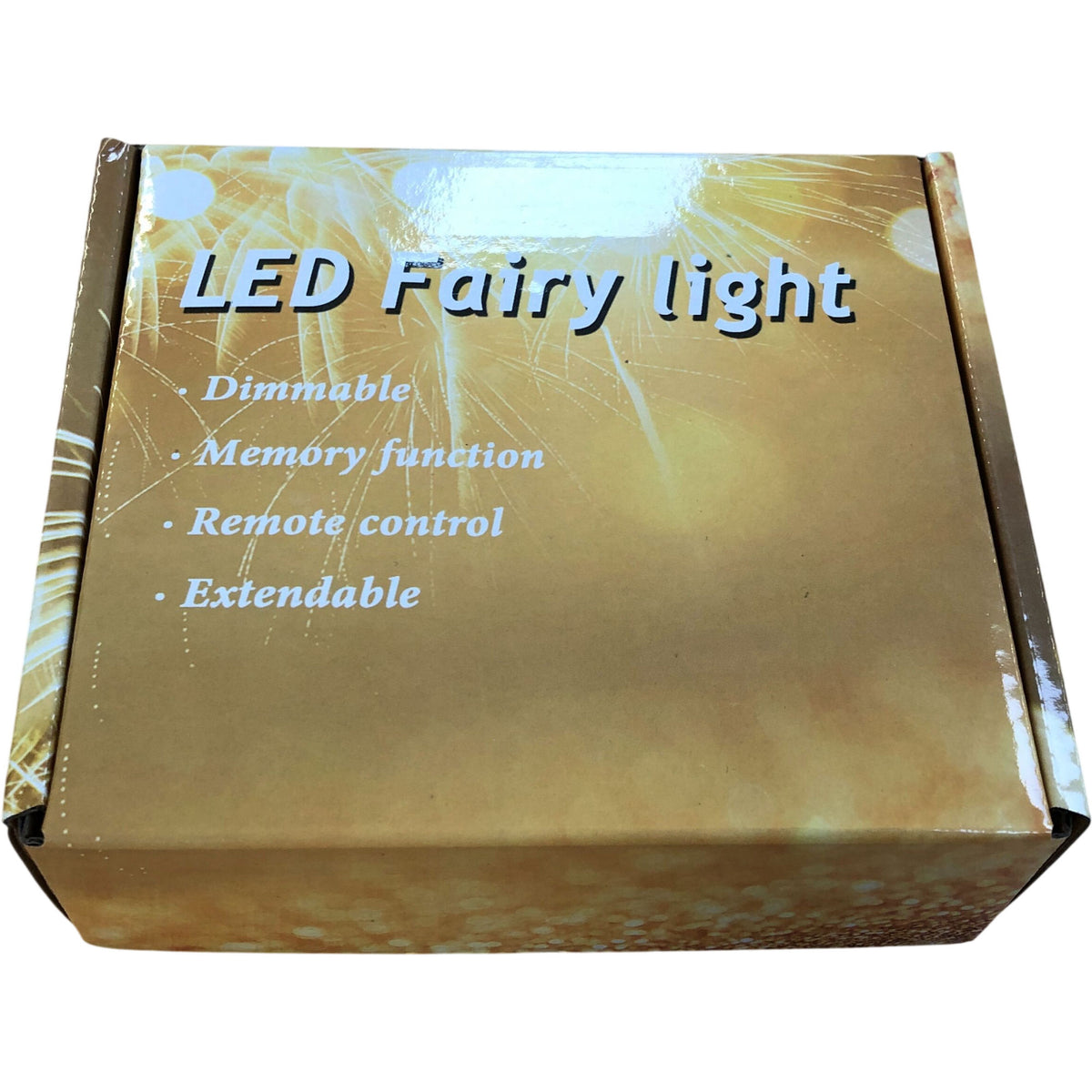 100LED Fairy Lights Warm White Remote Control String Lights Dimmable