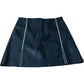 River Island Black A-Line Skirt UK12 Women's Perfect Party Wear With Silver Trim