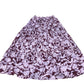 Baukjen Floral Maxi Skirt UK12 Women's 100% Organic Cotton Burgundy