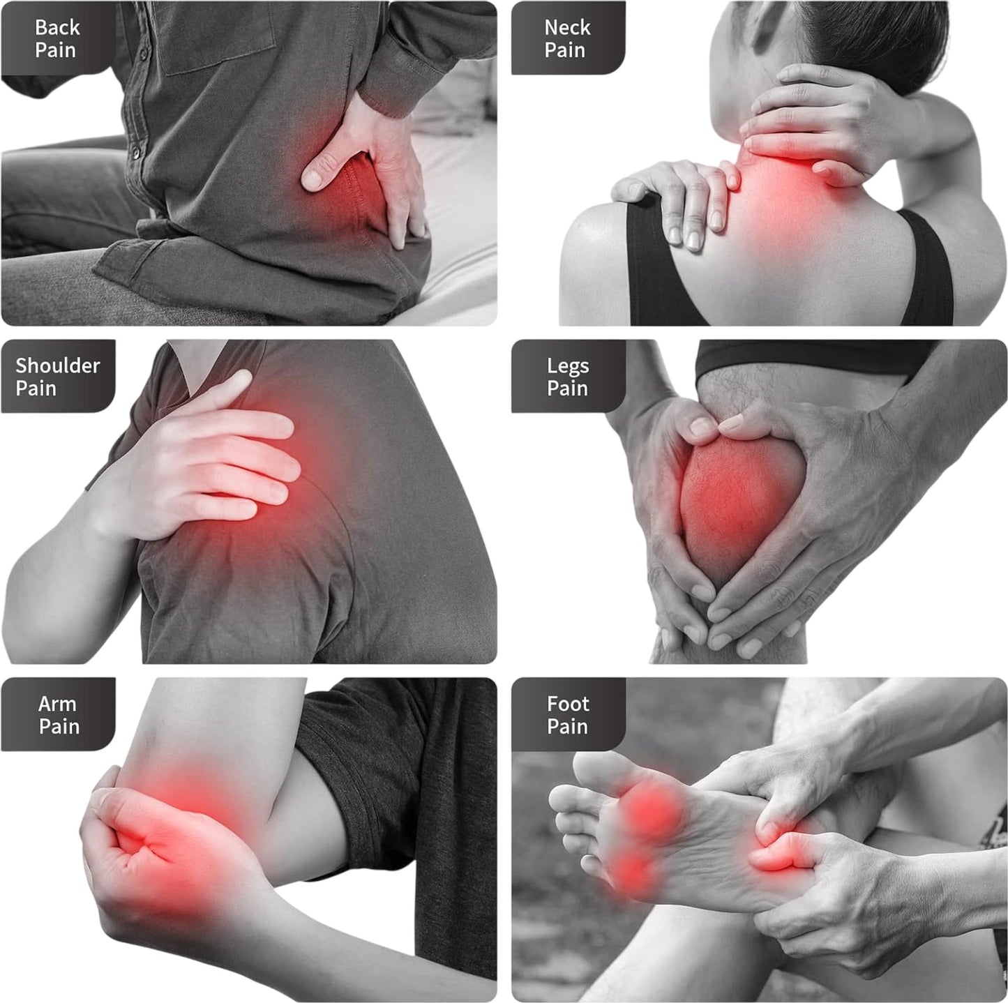 Neck Massager, Deep Tissue 3D Kneading, by iKristin